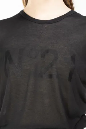 logo print T-shirt