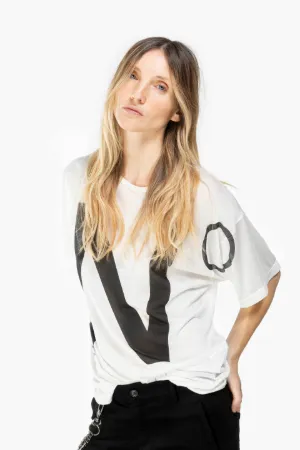 logo print T-shirt