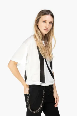 logo print T-shirt