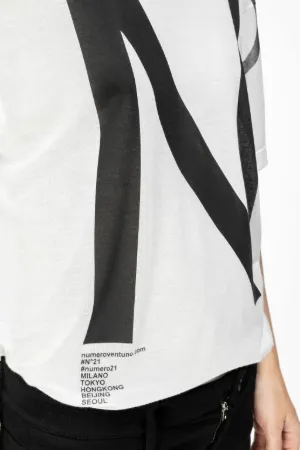 logo print T-shirt