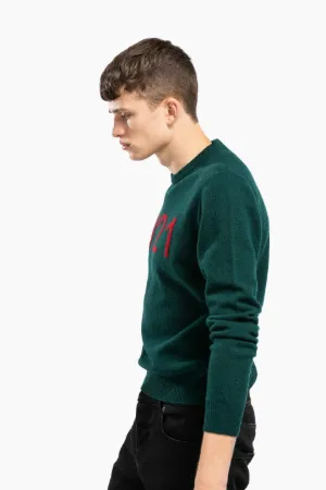 logo virgin wool sweater