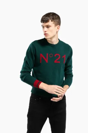 logo virgin wool sweater