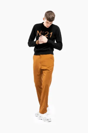 logo virgin wool sweater