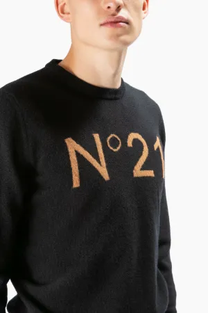 logo virgin wool sweater