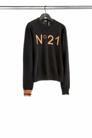logo virgin wool sweater