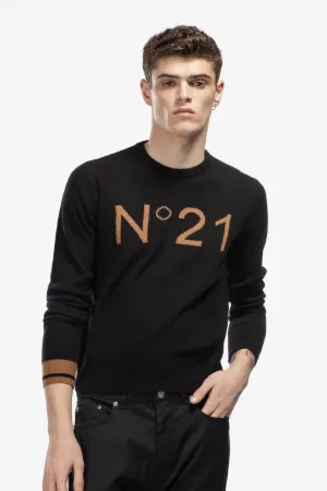 logo virgin wool sweater