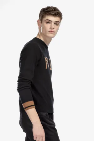 logo virgin wool sweater