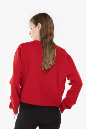 Maglione con intarsio Love