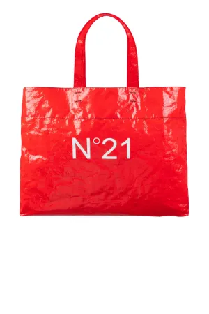 Maxi Logo-Print Shopper