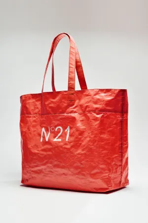 Maxi Logo-Print Shopper