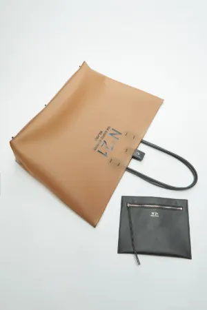 Maxi Logo-Print Shopper