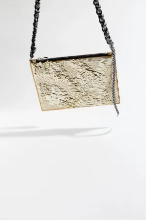 medium sequin pouch bag