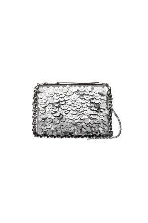 medium sequin pouch bag