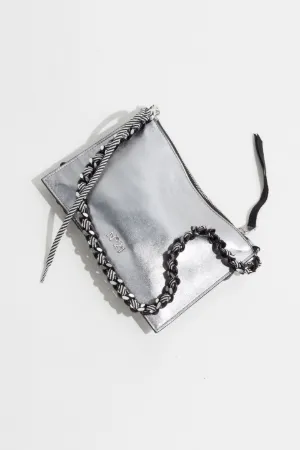 medium sequin pouch bag