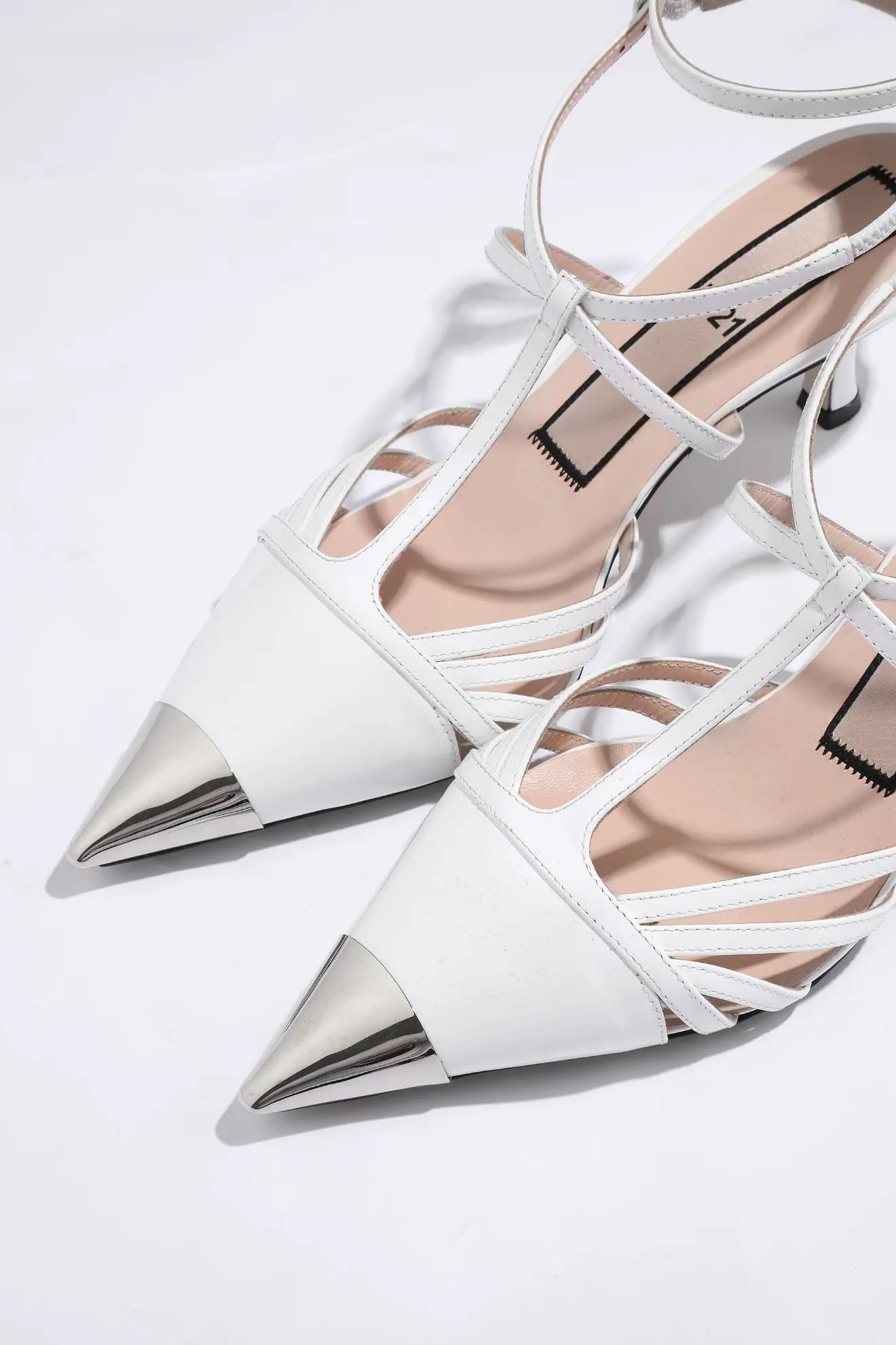 pumps with metal toe cap