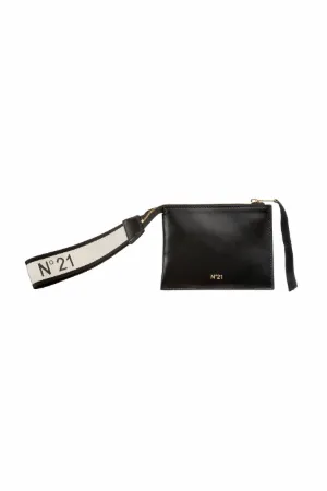 mini logo clutch