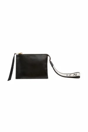 mini logo clutch
