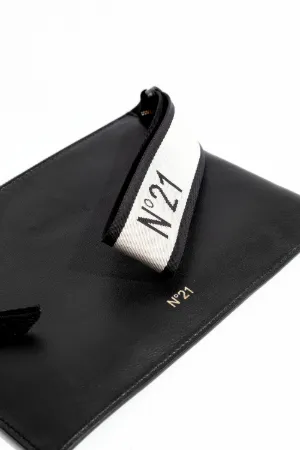 mini logo clutch