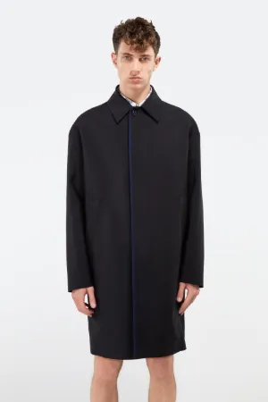 mohair-blend coat