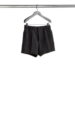 mohair-blend tailored shorts