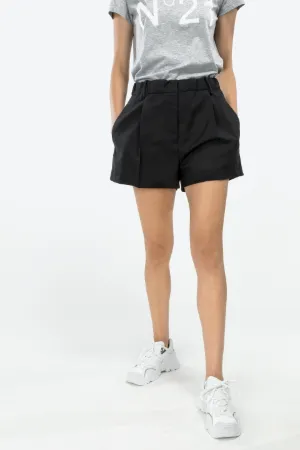 mohair-wool blend tailored shorts