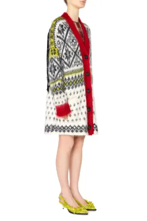 sequin fringe cardigan