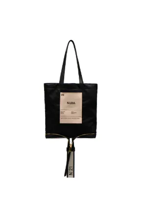 nuda-print shopper bag