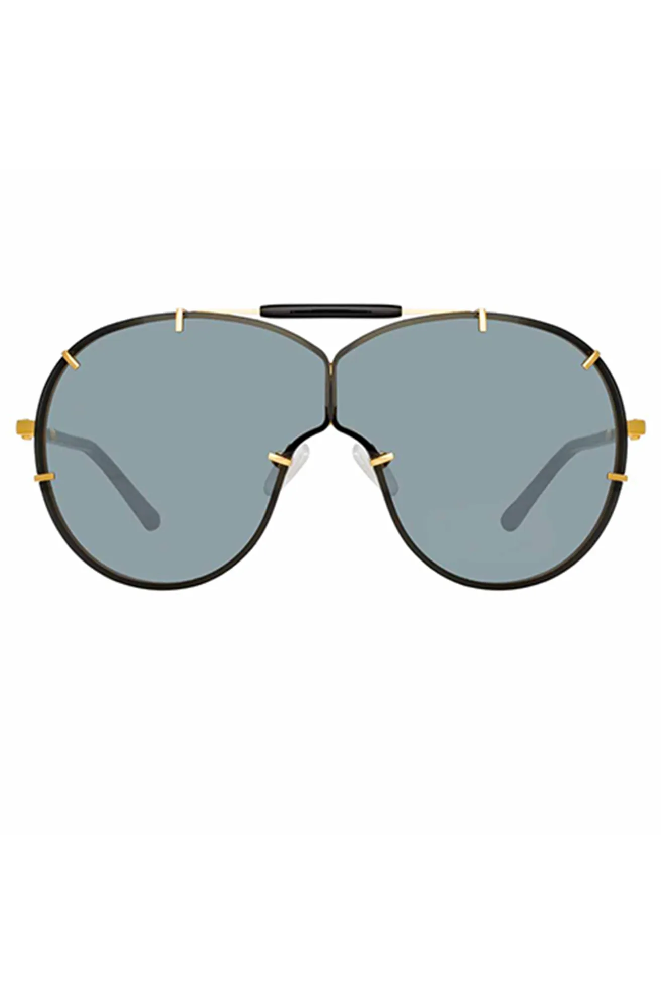 Occhiali da sole modello aviatore oro | N°21 | Online Store Ufficiale