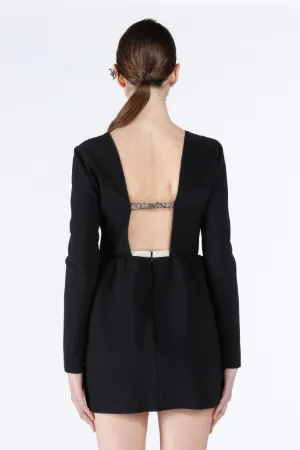 Open-Back Mini Dress