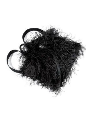 ostrich feather backpack