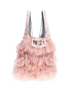 ostrich feather shopper