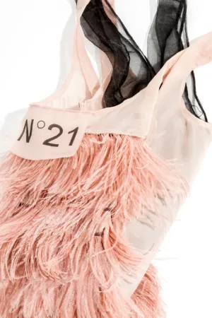 ostrich feather shopper