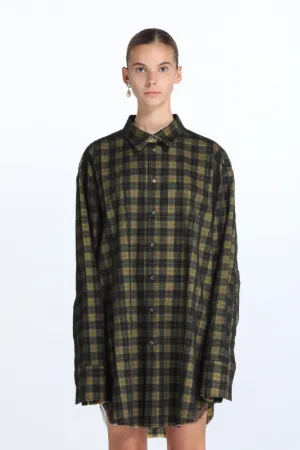 Oversized Checked Shirt