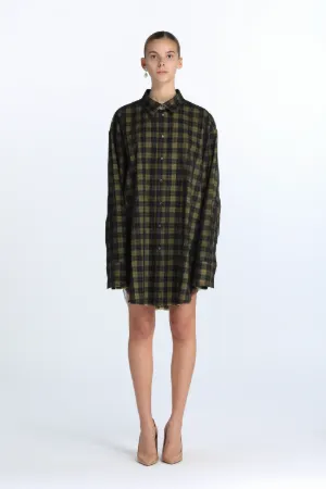 Oversized Checked Shirt