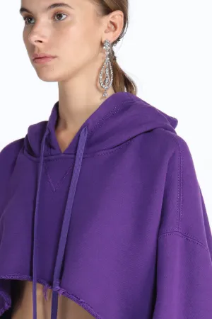 Oversized Cropped Hoodie