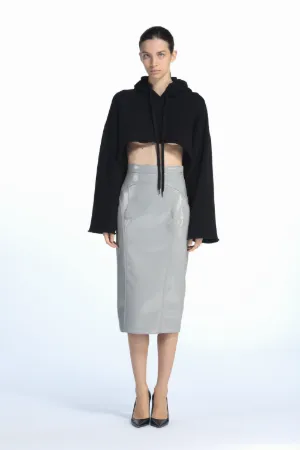 Oversized Cropped Hoodie