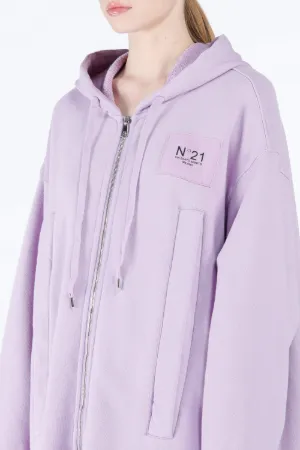 Oversized Logo-Print Hoodie