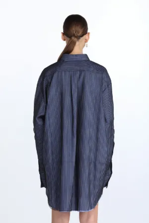 Oversized Pinstripe Shirt