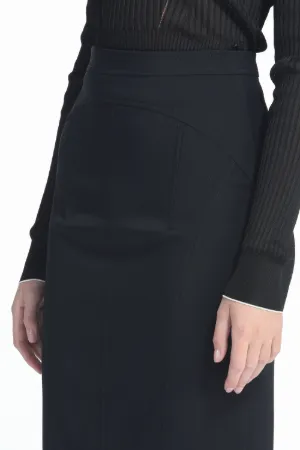 Panelled Pencil Skirt