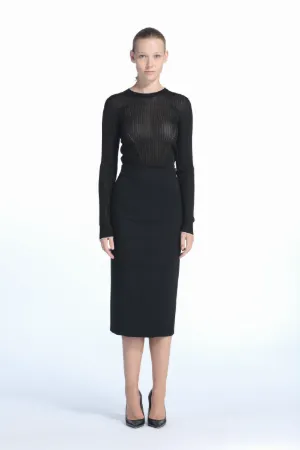 Panelled Pencil Skirt