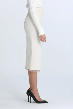 Panelled Pencil Skirt