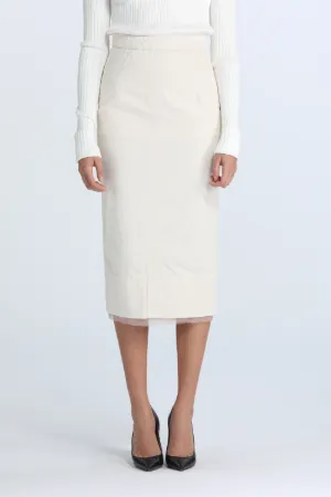 Panelled Pencil Skirt