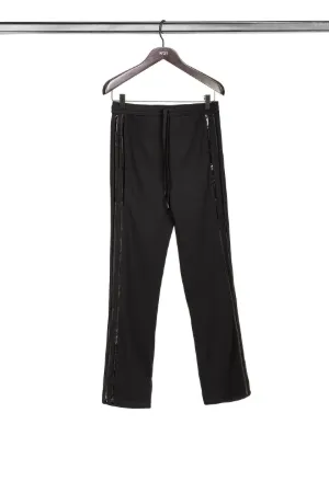 Patent Side Stripe Drawstring Trousers