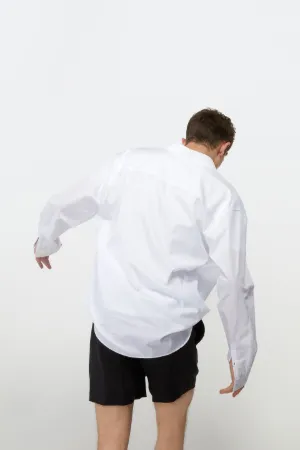 photo-print cotton-poplin shirt