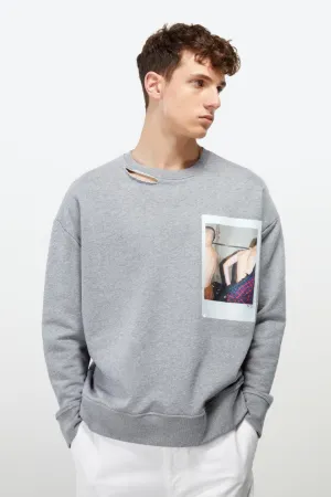 photo-print sweatshirt