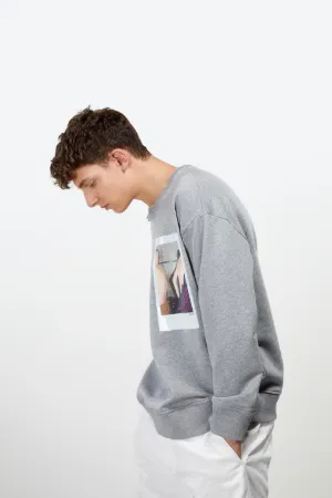photo-print sweatshirt