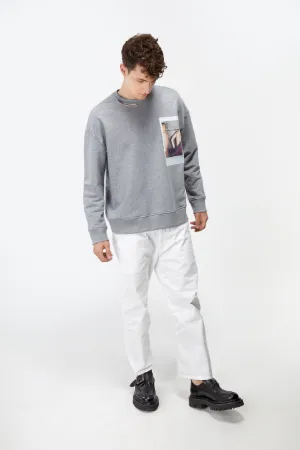 photo-print sweatshirt