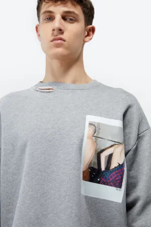 photo-print sweatshirt