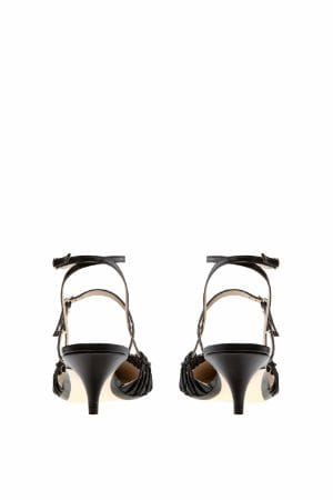 pointed double-straps sandals