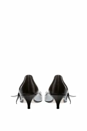 pointed kitten heel pumps